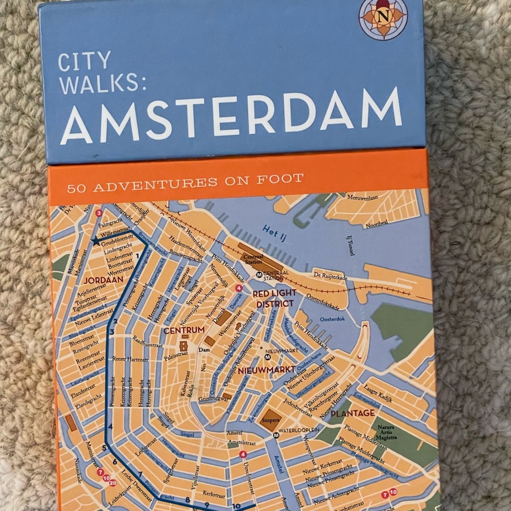 City Walks: AMSTERDAM ~ 50 Adventures on Foot ~ Custom Deck - Picture 4 of 16